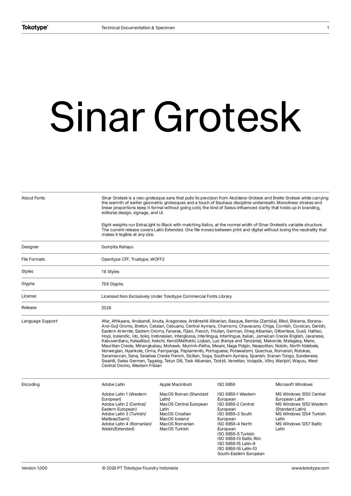 PDF Specimen